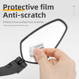 ROCKBROS 360° Adjustable HD Convex Bike Handlebar Rear View Mirror