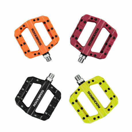 ROCKBROS Lightweight Nylon Composite Fibre Bike Pedals for All Bikes