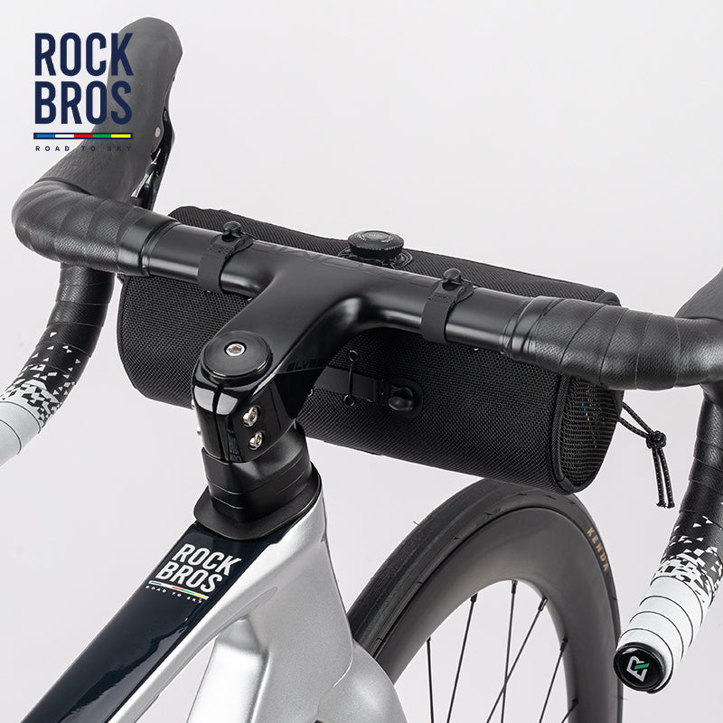 ROCKBROS Deluxe 1.5L Waterproof Cycling Handlebar Bag - Secure Front Bike Frame Storage