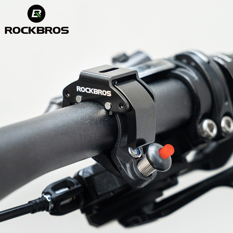 ROCKBROS Mini Hidden Bicycle Bell: Loud 100dB Sound, Discreet Cycling Safety Accessory