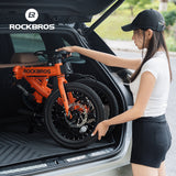ROCKBROS ACS 16-inch Folding Bike: 9-Speed, Disc Brakes, Lightweight Urban Commuter
