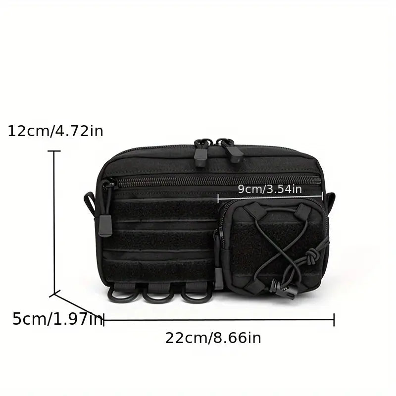 Army-Style Molle Panel Handlebar Bag