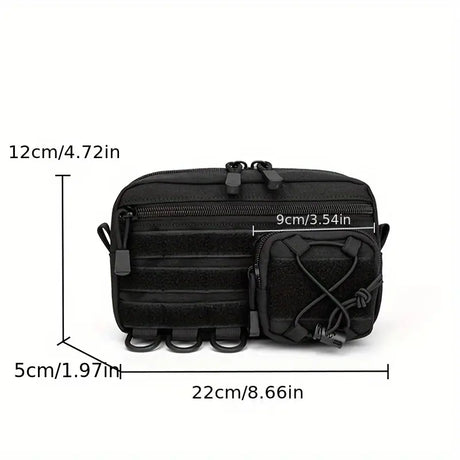 Army-Style Molle Panel Handlebar Bag