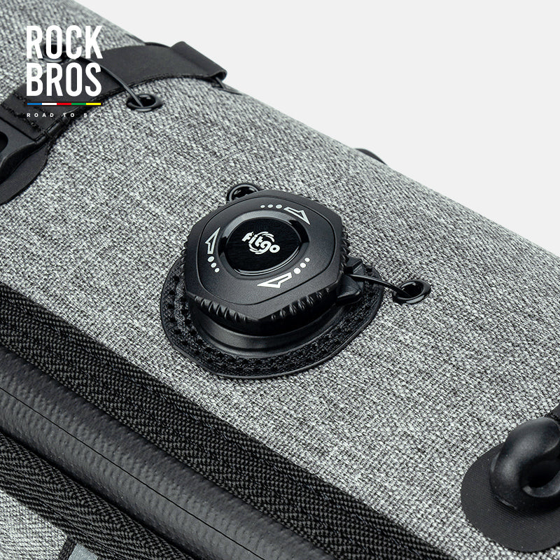 ROCKBROS Deluxe 1.5L Waterproof Cycling Handlebar Bag - Secure Front Bike Frame Storage