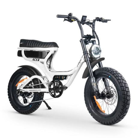 Ampd Bros ACE-S PRO Dual Suspension Fat Tyre Electric Bike: Bafang Motor, Long Range