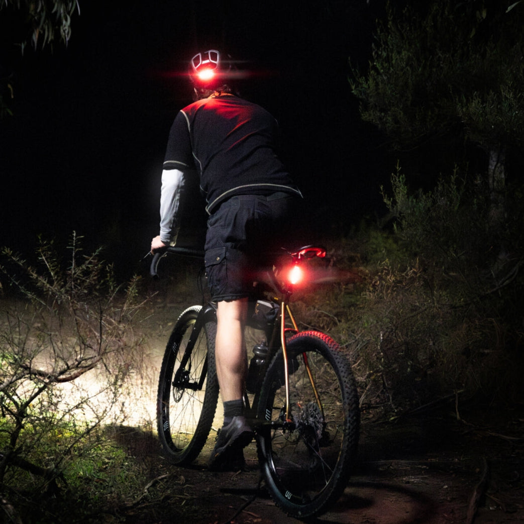 Knog Plus Rear Bike Light - Versatile Wearable USB Rechargeable LED Safety