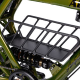 Durable Matte Black Aluminium Frame Mounted Cargo Basket for ACE Electric Bikes