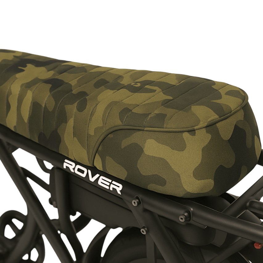 Camo Stealth E-Bike Seat Cover: Waterproof, UV-Protected, Durable Urban Camouflage