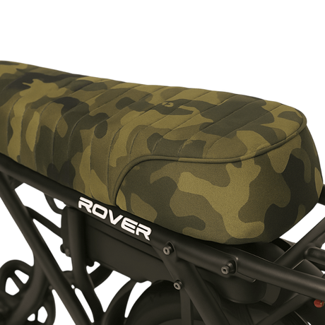 Camo Stealth E-Bike Seat Cover: Waterproof, UV-Protected, Durable Urban Camouflage