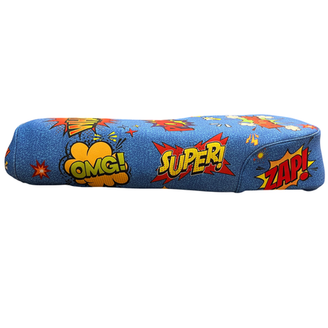 Vibrant Comic Blast E-Bike Seat Cover for Popular Models