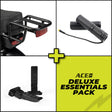 ACE Deluxe Electric Bike Ultimate Essentials Pack: Rack, Throttle & Foot Pegs