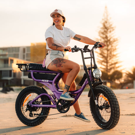ACE-S PRO Dual Suspension Fat Tyre Electric Bike: Bafang Motor, Long Range