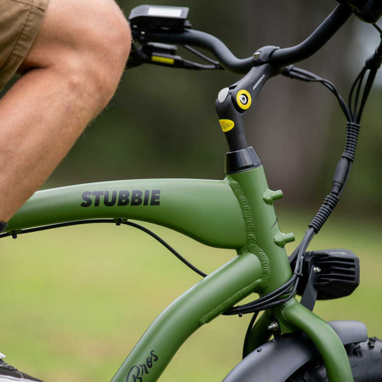 Stubbie Original S3 Fat Tyre Electric Cruiser Bike - Powerful Off-Road E-Bike