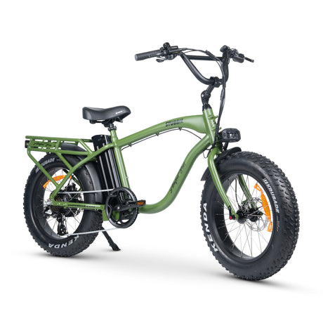Stubbie Original S3 Fat Tyre Electric Cruiser Bike - Powerful Off-Road E-Bike