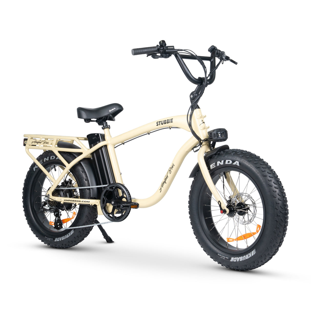 Stubbie Original S3 Fat Tyre Electric Cruiser Bike - Powerful Off-Road E-Bike