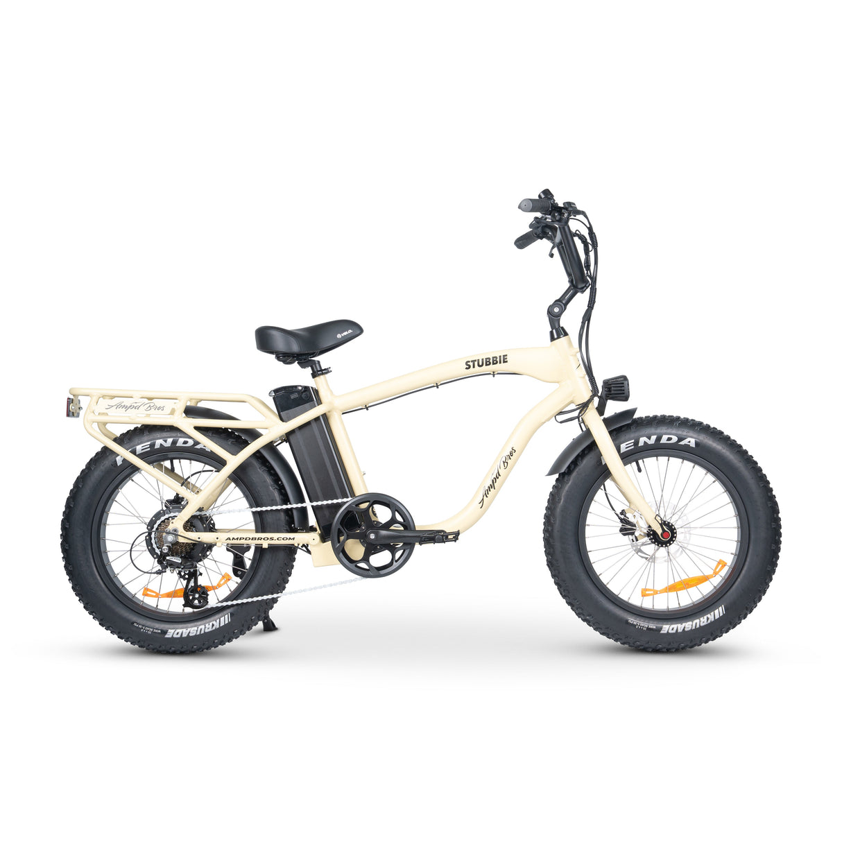 Stubbie Original S3 Fat Tyre Electric Cruiser Bike - Powerful Off-Road E-Bike