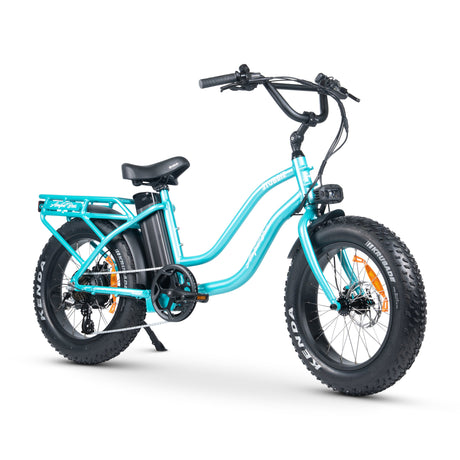 Ampd Bros Stubbie-S Series 3 Step-Through Fat Tyre Electric Cruiser Bike