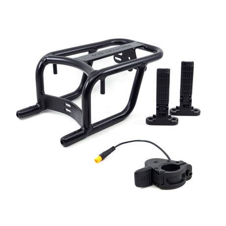 ACE Electric Bike Essential Accessory Kit: Cargo Rack, Thumb Throttle, Foot Pegs