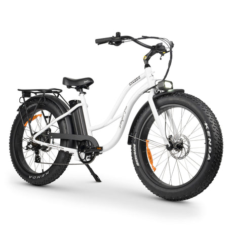 Chubbie-S Electric Fat Tyre Beach Cruiser Bike - Powerful Motor, Long Range