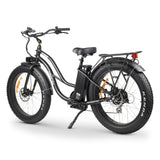 Chubbie-S Electric Fat Tyre Beach Cruiser Bike - Powerful Motor, Long Range