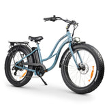 Chubbie-S Electric Fat Tyre Beach Cruiser Bike - Powerful Motor, Long Range