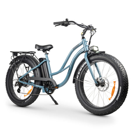 Chubbie-S Electric Fat Tyre Beach Cruiser Bike - Powerful Motor, Long Range