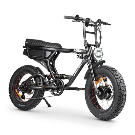 Ampd Bros ACE-X Demon: Dual Motor All-Terrain Electric Bike with Fat Tyres
