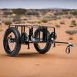 Ampd Bros Deluxe Cargo Bike Trailer - All-Terrain Heavy Duty Fat Tyre Hauler