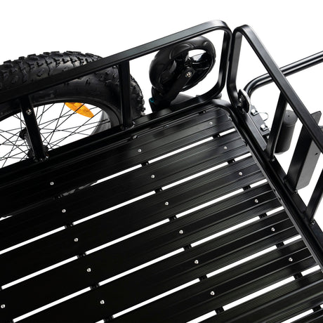 Ampd Bros Deluxe Cargo Bike Trailer - All-Terrain Heavy Duty Fat Tyre Hauler