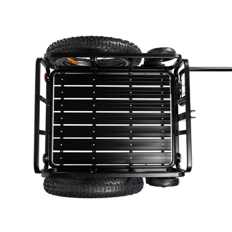 Ampd Bros Deluxe Cargo Bike Trailer - All-Terrain Heavy Duty Fat Tyre Hauler