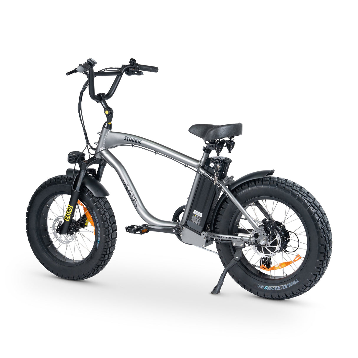 Ampd Bros Stubbie Pro Electric Bike: High Torque Bafang Motor, Shimano Gears, Fat Tyres