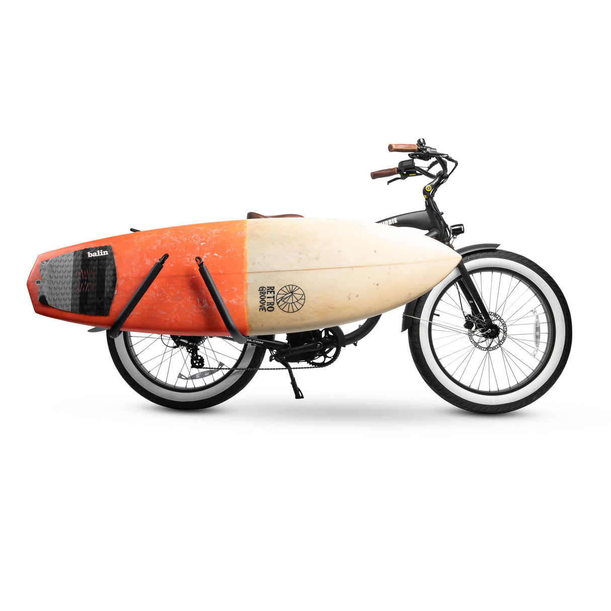 Ultimate ACE Bike Moped Surfboard Rack - Securely Carry Boards up to 8ft