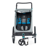 Ampd Bros Deluxe Kids Bike Trailer Pram | Suspension, Single/Double, Jogger Wheel
