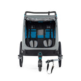 Ampd Bros Deluxe Kids Bike Trailer Pram | Suspension, Single/Double, Jogger Wheel