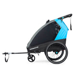 Ampd Bros Deluxe Kids Bike Trailer Pram | Suspension, Single/Double, Jogger Wheel