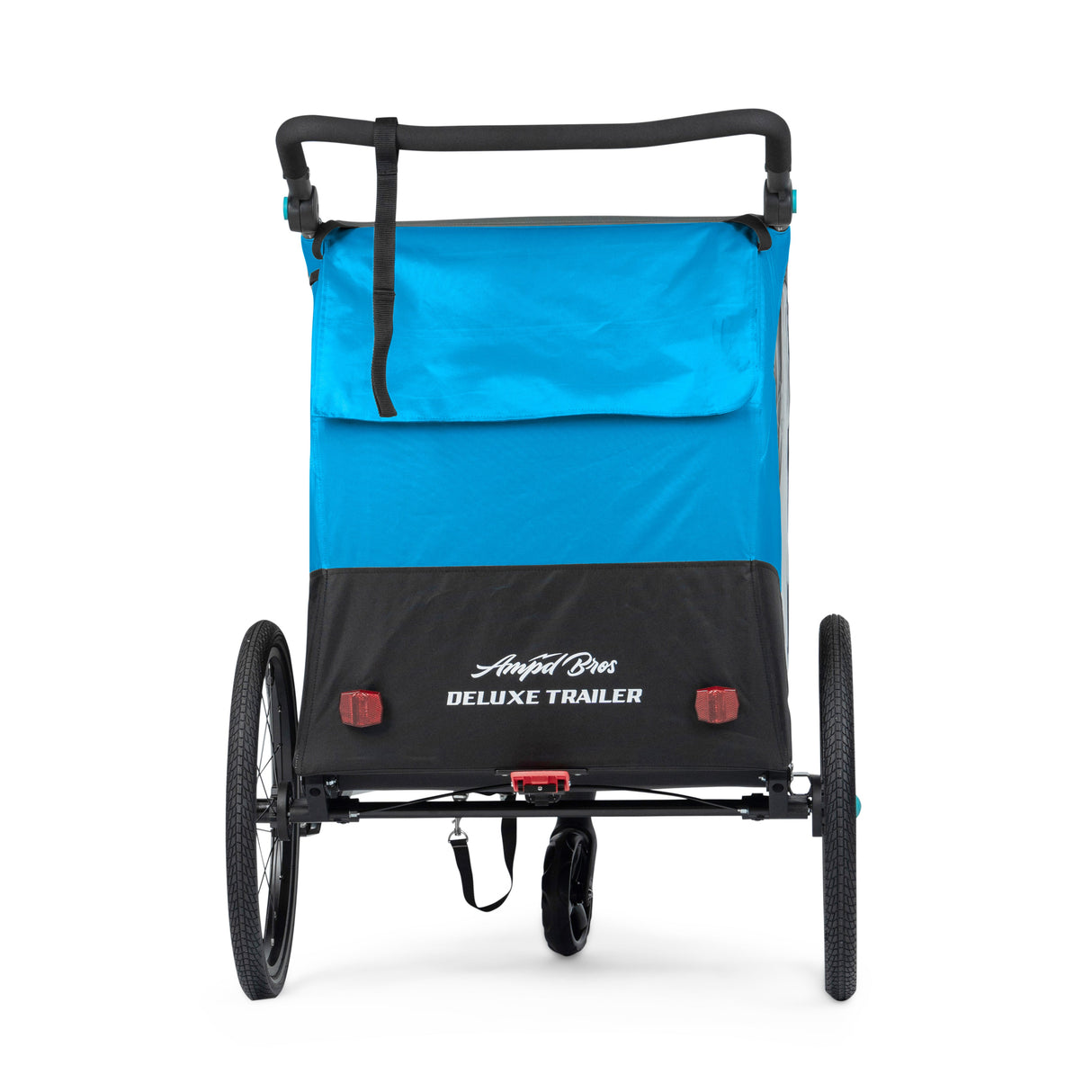 Ampd Bros Deluxe Kids Bike Trailer Pram | Suspension, Single/Double, Jogger Wheel