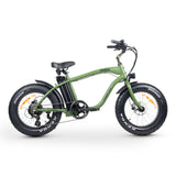 Original Stubbie Fat Tyre Electric Cruiser Bike: Samsung Battery, Shimano Gears, Aluminium Frame