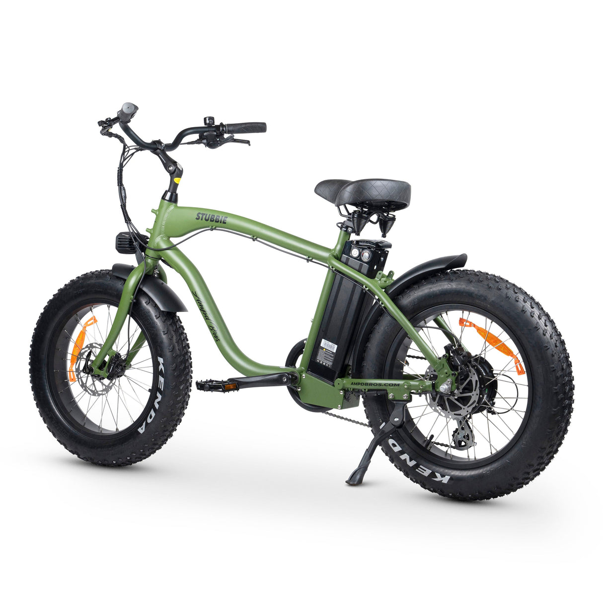 Original Stubbie Fat Tyre Electric Cruiser Bike: Samsung Battery, Shimano Gears, Aluminium Frame