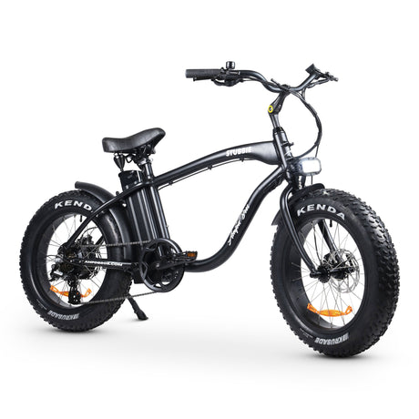 Original Stubbie Fat Tyre Electric Cruiser Bike: Samsung Battery, Shimano Gears, Aluminium Frame