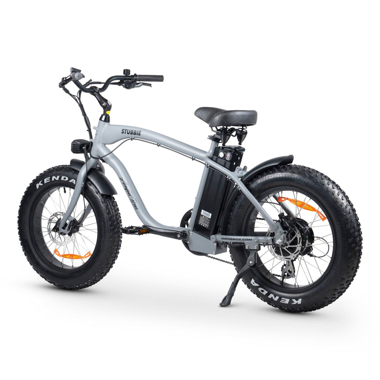 Original Stubbie Fat Tyre Electric Cruiser Bike: Samsung Battery, Shimano Gears, Aluminium Frame