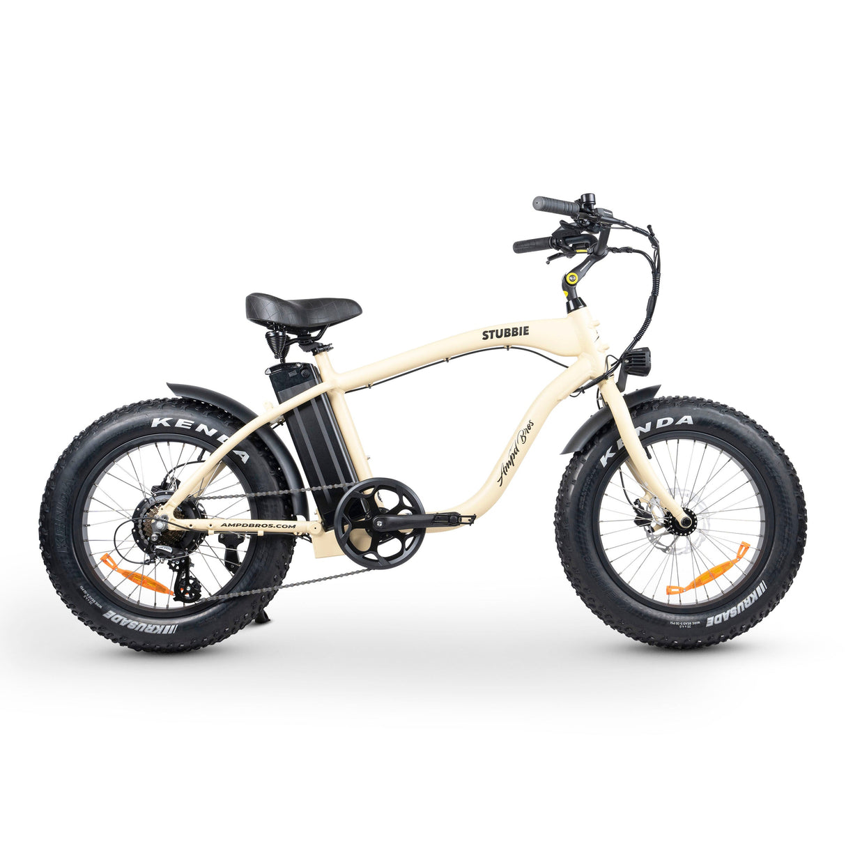 Original Stubbie Fat Tyre Electric Cruiser Bike: Samsung Battery, Shimano Gears, Aluminium Frame