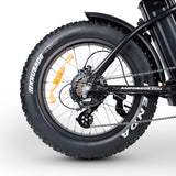Stubbie Original S3 Fat Tyre Electric Cruiser Bike - Powerful Off-Road E-Bike