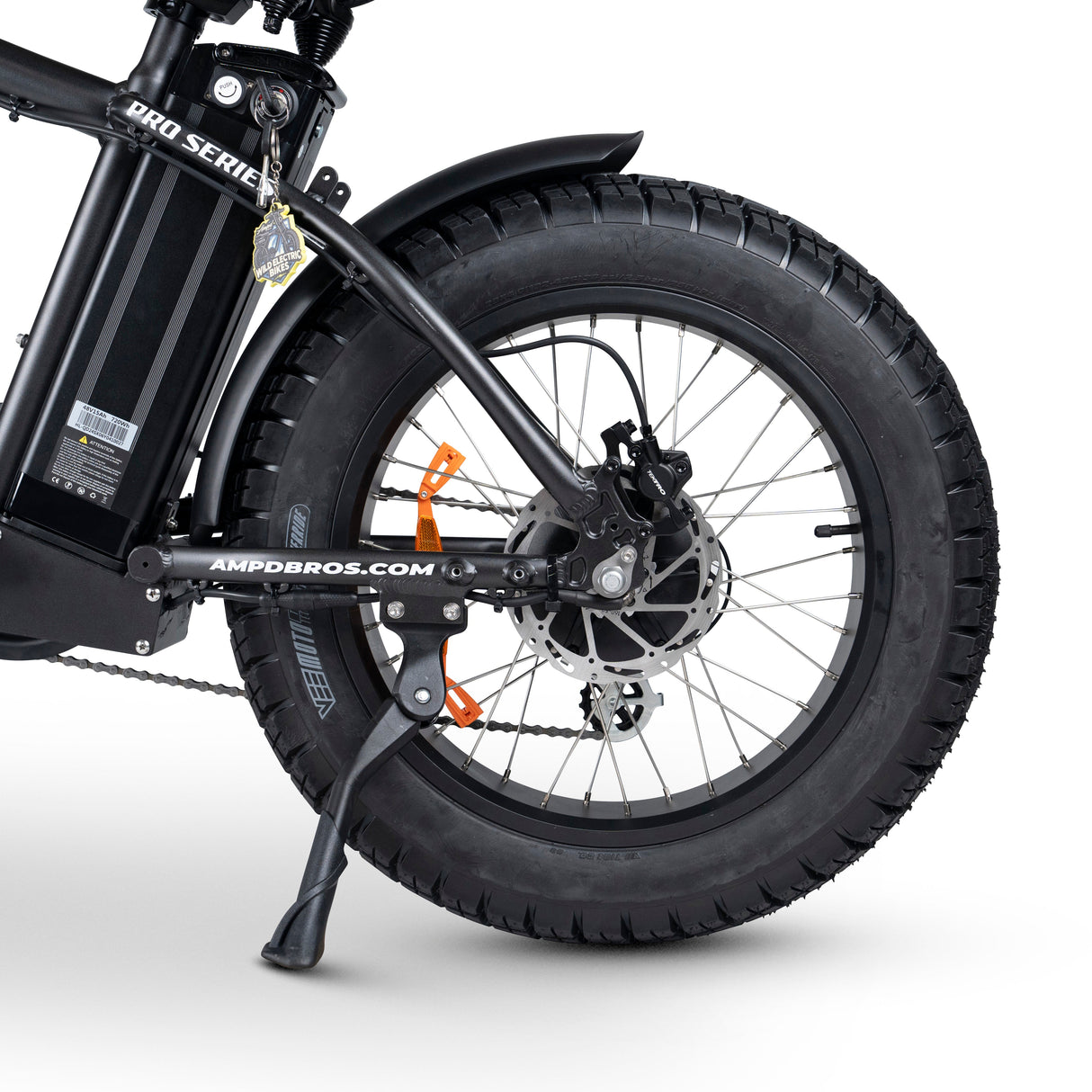 Ampd Bros Stubbie Pro Electric Bike: High Torque Bafang Motor, Shimano Gears, Fat Tyres