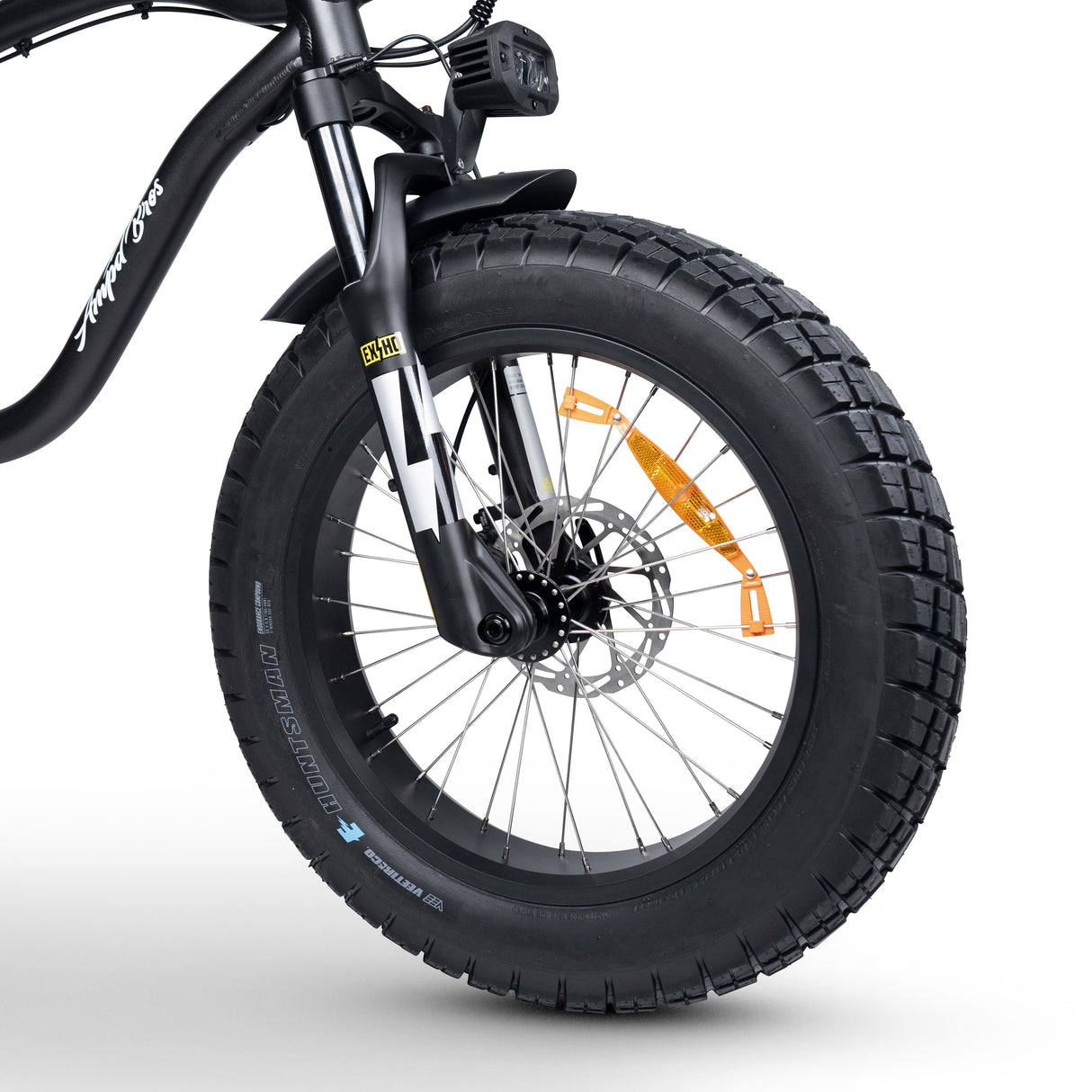 Ampd Bros Stubbie Pro Electric Bike: High Torque Bafang Motor, Shimano Gears, Fat Tyres