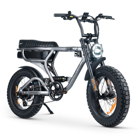 Ampd Bros ACE-X PRO Dual Suspension Electric Fat Bike: 95Nm Bafang Motor, 100km Range