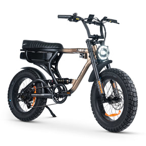 Ampd Bros ACE-X PRO Dual Suspension Electric Fat Bike: 95Nm Bafang Motor, 100km Range