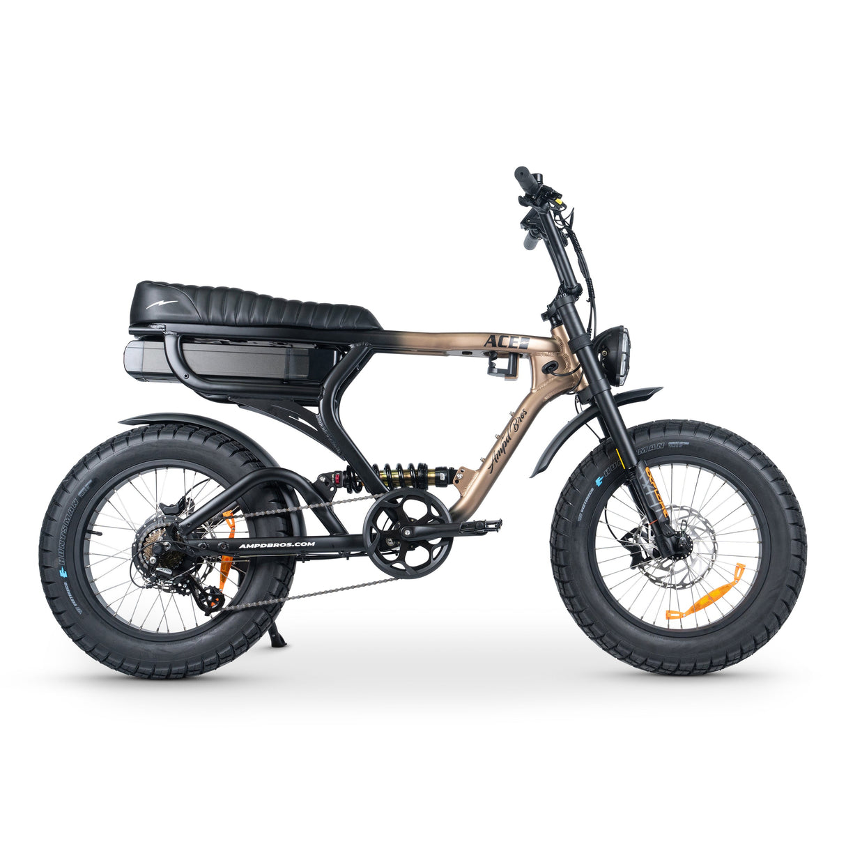 Ampd Bros ACE-X PRO Dual Suspension Electric Fat Bike: 95Nm Bafang Motor, 100km Range