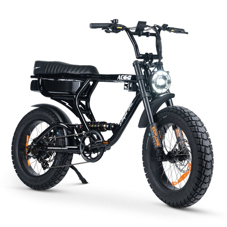Ampd Bros ACE-X PRO Dual Suspension Electric Fat Bike: 95Nm Bafang Motor, 100km Range