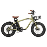 Robust Alloy Front Cargo Basket for Stubbie Chubbie Electric Bikes with Cupholder