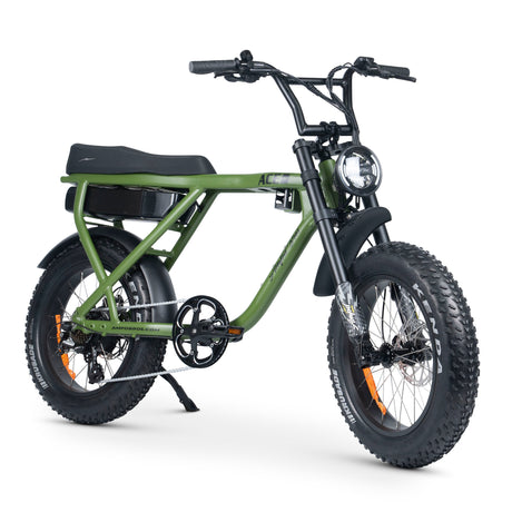 Ampd Bros ACE-X Plus+ High-Performance Fat Tyre Electric Bike, Bafang Motor & Suspension